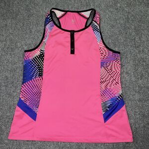Tail Womens Size L Pink Tank Top Casual Gym Activewear Running